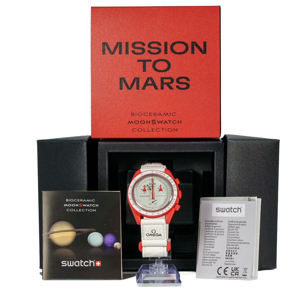 Swatch x Omega Bioceramic Moonswatch Mission to Mars