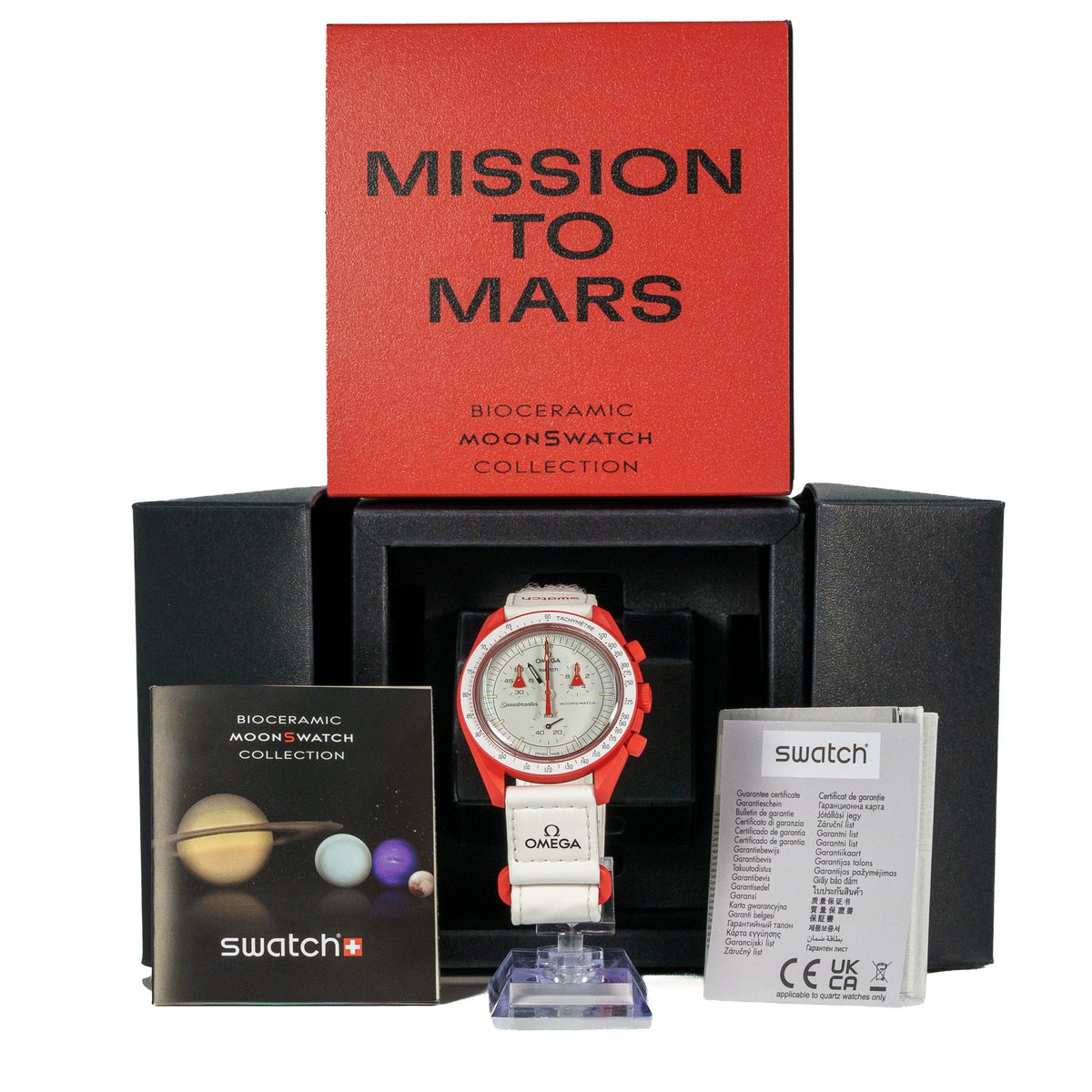 Swatch x Omega Bioceramic Moonswatch Mission to Mars
