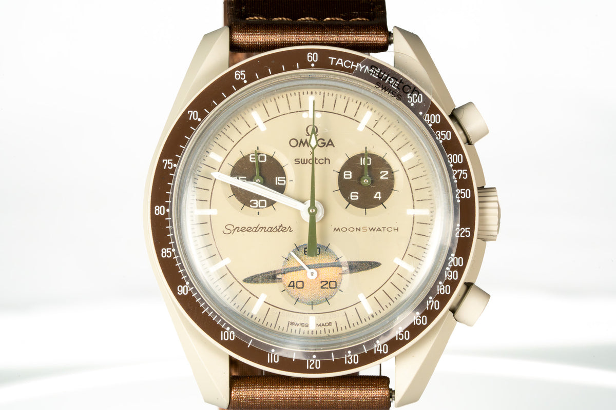 Swatch x Omega Bioceramic Moonswatch Mission to Saturn — photo 4