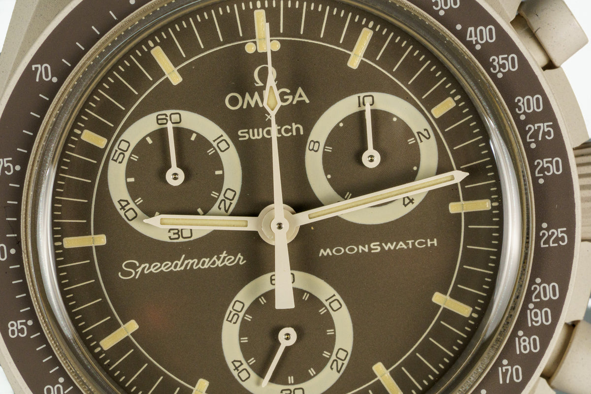 Swatch x Omega Bioceramic Moonswatch Mission On Earth Desert — photo 2