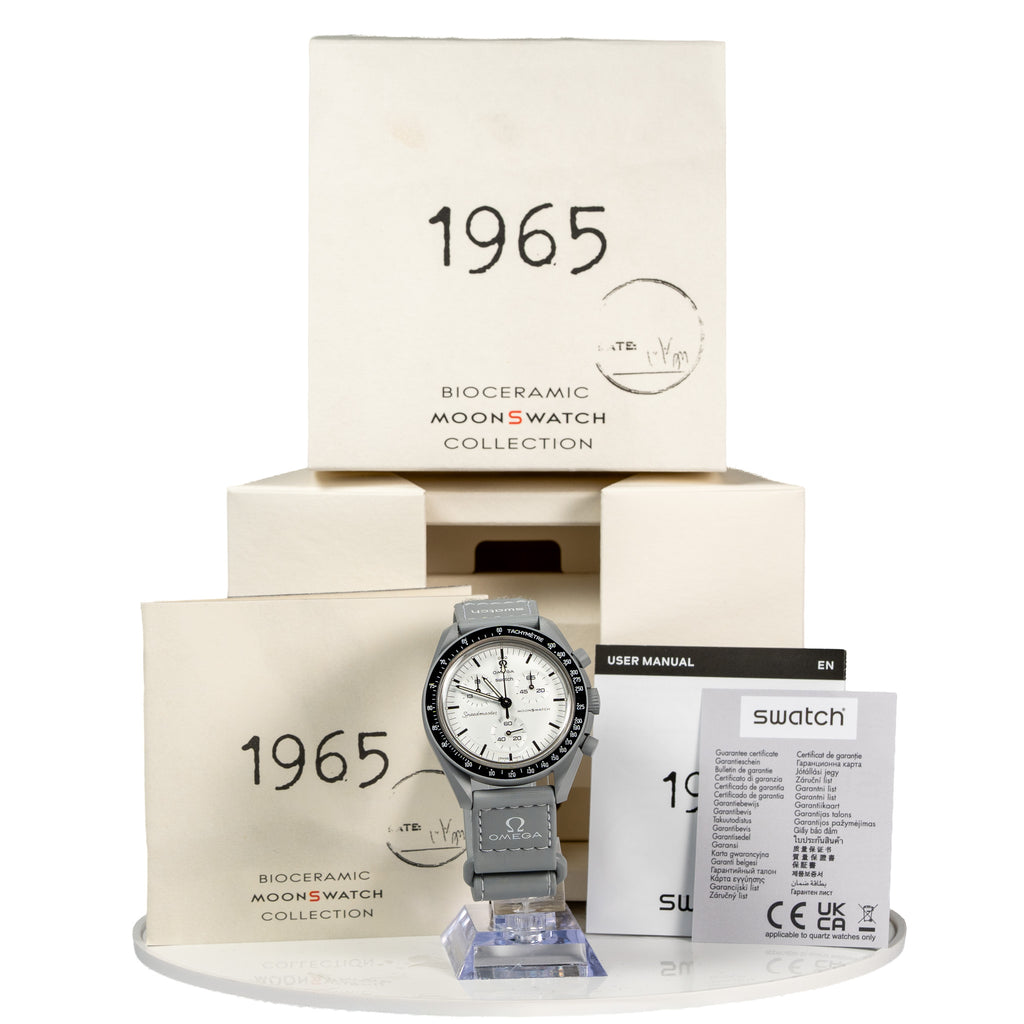 Swatch x Omega Bioceramic Moonswatch 1965 — photo 6