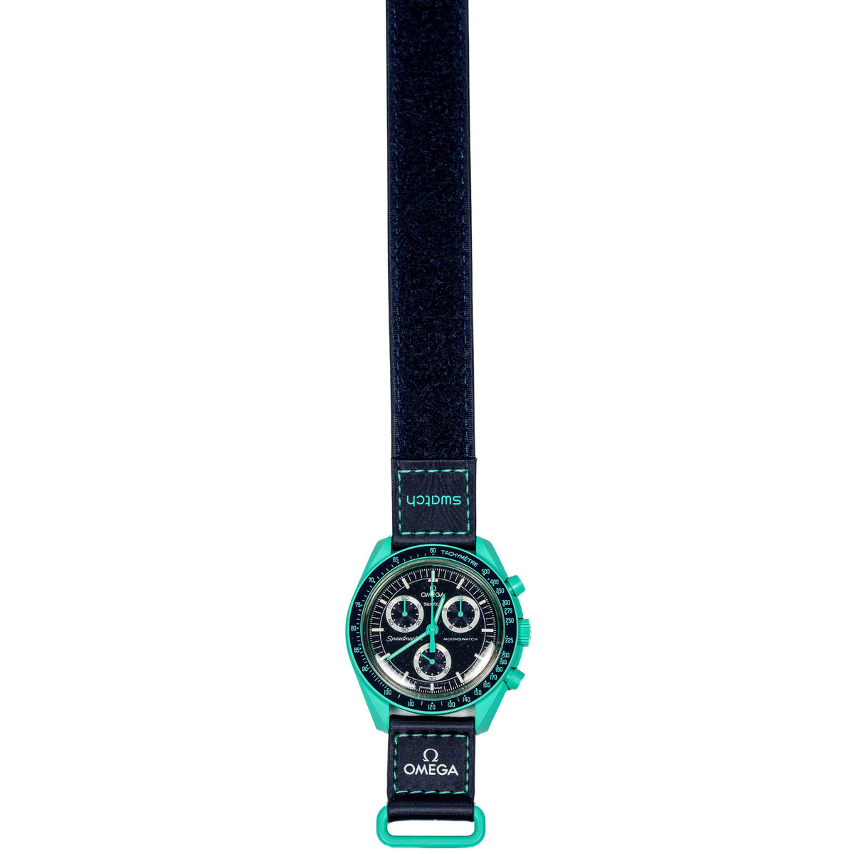 Swatch x Omega Bioceramic Moonswatch Mission On Earth Polar Lights — photo 4
