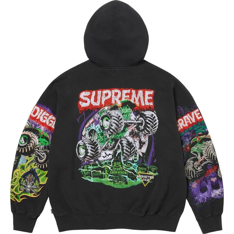 Supreme Monster Jam Grave Digger Zip Up Hoodie — photo 2